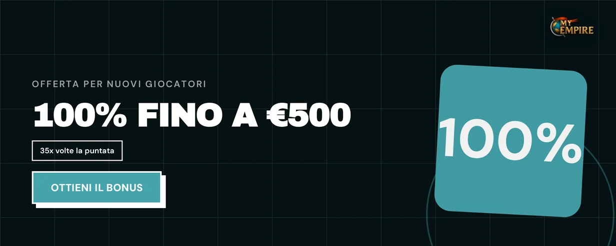 Conquista bonus benvenuto 100%